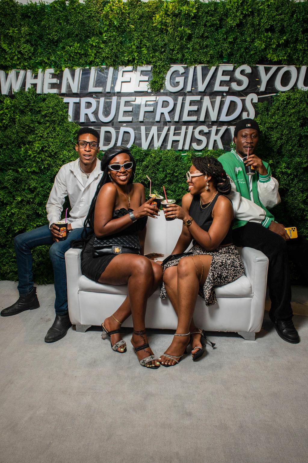 Mr. Dowells refreshes guests at the 2023 Humour Awards