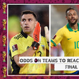 Odds on teams to reach the World Cup final