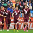 Ola AIna scored only his second-ever Serie A goal for Torino as they won 2-1 at Udinese