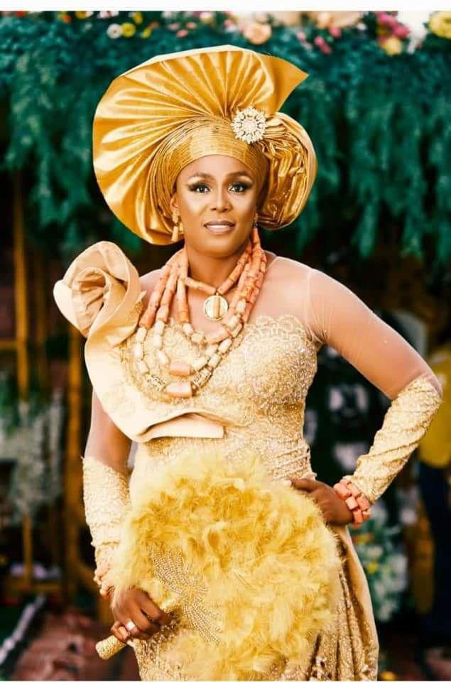 Endurance Ojokolo during her traditional marriage