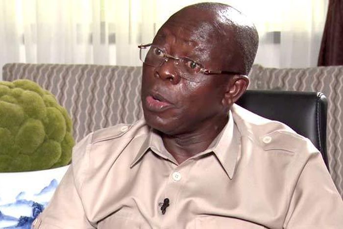 APC National Chairman Adams Oshiomhole and Former Senate President, Bukola Saraki