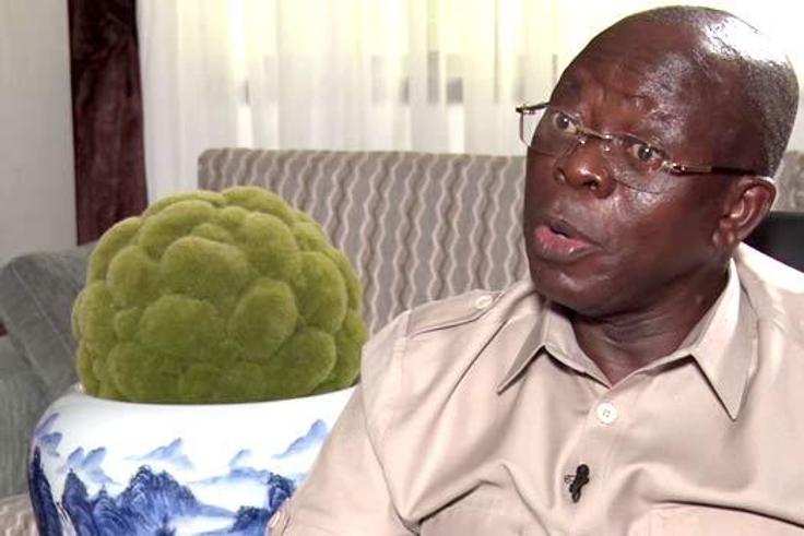 APC National Chairman Adams Oshiomhole and Former Senate President, Bukola Saraki