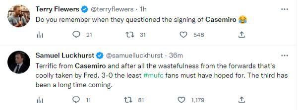 Social Media Reactions/Manchester United vs Nottingham Forest