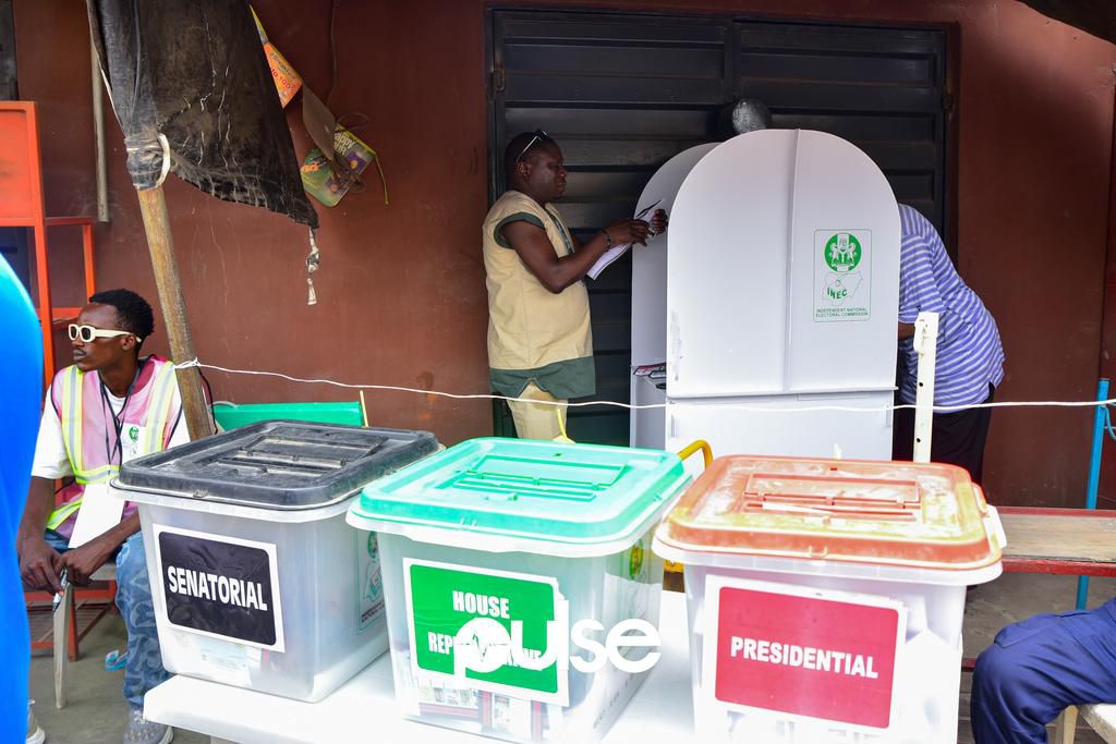 A polling unit in Lagos State on February 25, 2023