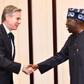 President Bola Tinubu receives the United States Secretary of State, Antony Blinken, at the Presidential Villa in Abuja on January 23, 2024 [Channels TV]