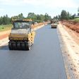 An ongoing road construction in Kenya