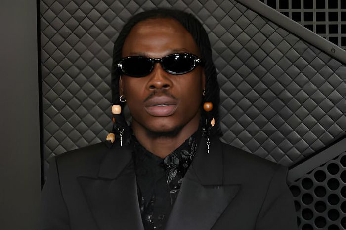 Fireboy DML attends the 66th GRAMMY Awards. (Photo by Kayla Oaddams/WireImage)