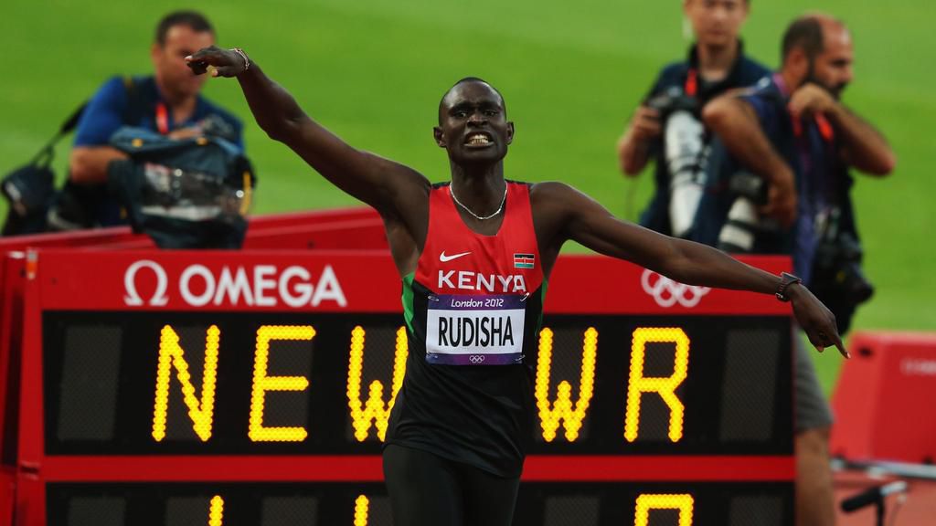 David Rudisha set the 800m WR at the London Olympic Games