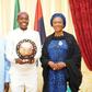 Asisat Oshoala presents award to President Tinubu, First Lady [Presidency]