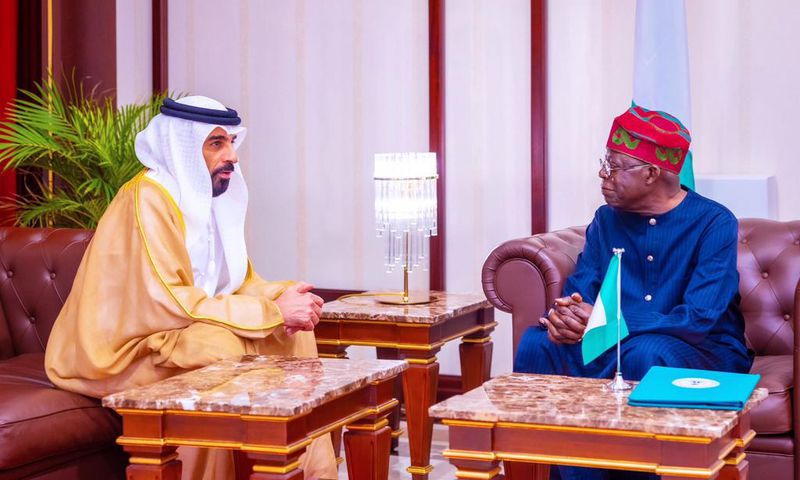 Tinubu stops over in UAE to resolve visa ban, flights suspension rows. [Presidency]