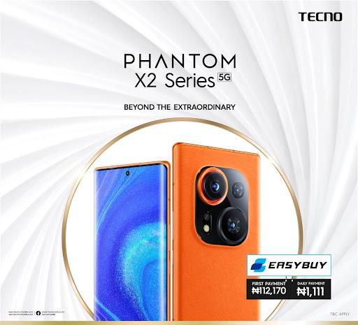 Buy the Phantom X2 series in a snap thanks to TECNO and easy buy partnership