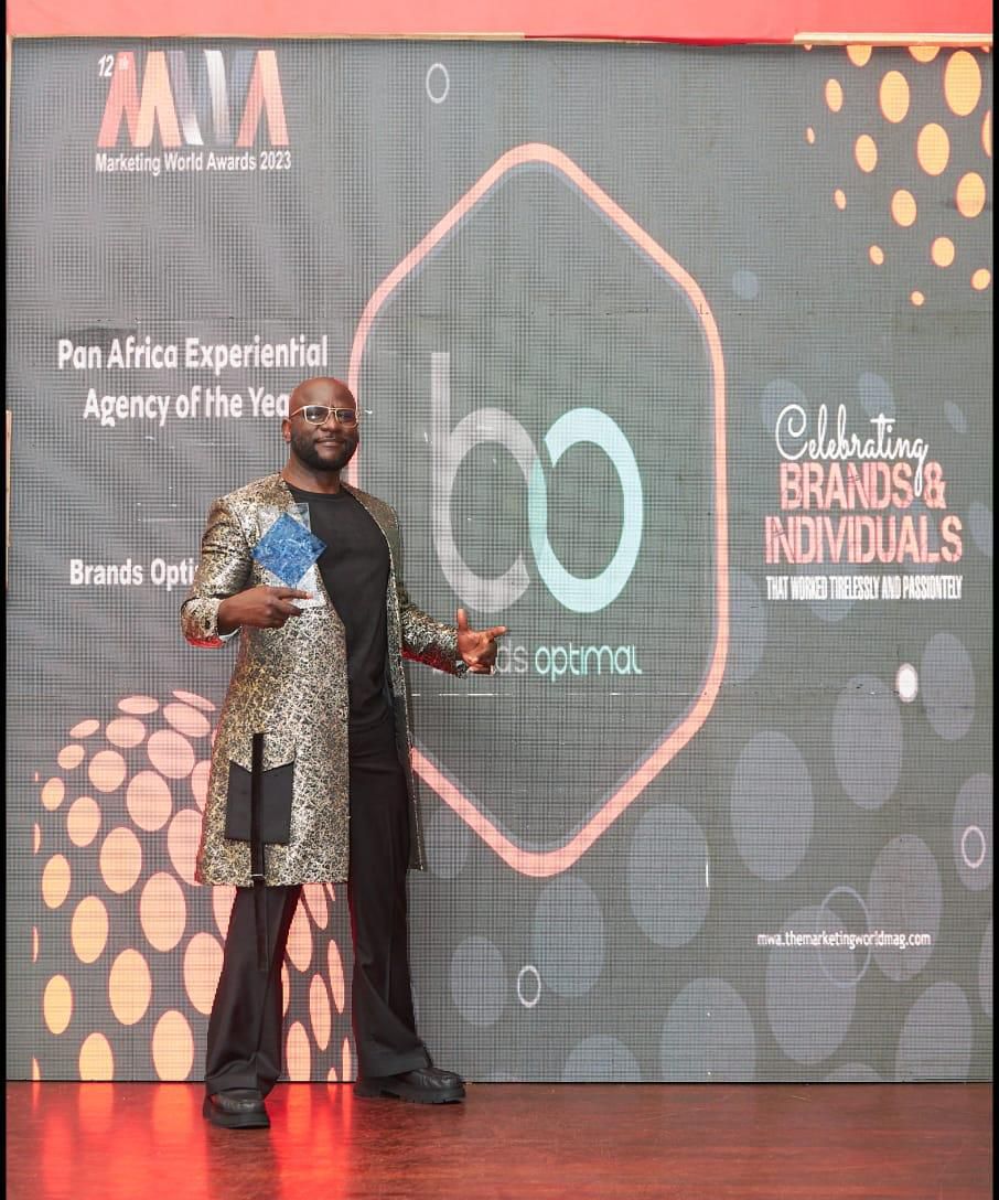 Otis Ojeikhoa shines bright in Kenya, securing triple honors as Brands Optimal dominates Marketing World Awards