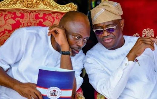 Fubara congratulates Wike on 'well-deserved' UNIPORT honorary doctorate
