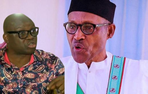 My wife stopped me from spitting on Buhari's grave - Fayose