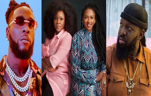 Omawumi tackles Timaya over claim Burna Boy kicked her, Waje out of studio