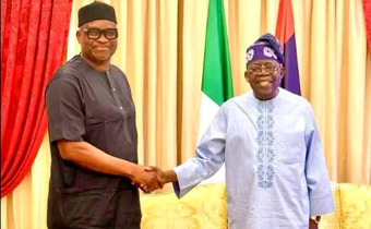 President Bola Tinubu and former Ekiti State Governor, Ayodele Fayose.