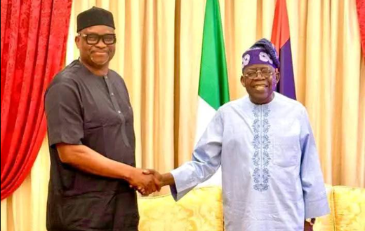 President Bola Tinubu and former Ekiti State Governor, Ayodele Fayose.