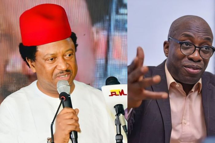 Senator Shehu Sani and Segun Showunmi. [Facebook/X]