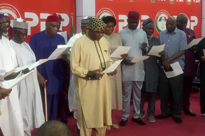 The Reconciliation Committee will be chaired by the former Governor of Osun State, His Excellency, Chief Olagunsoye Oyinlola. [PDP/X]