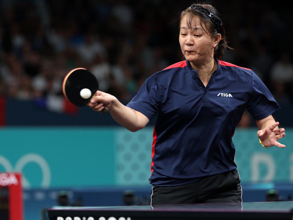 Zhiying Zeng made her Olympic debut at 58, playing table tennis for Chile.