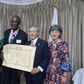 Prof. Chukwuma Ogbonna and his wife, with Japanese Ambassador Matsunaga Kazuyoshi and his wife, at the reception [NAN]