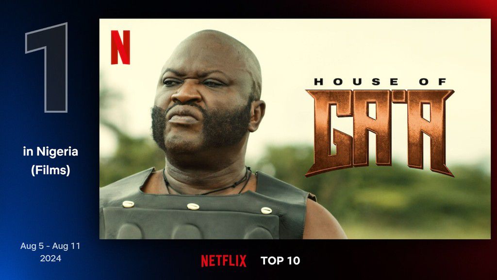 House of Ga'a retains top spot on Netflix Nigeria [Netflix]
