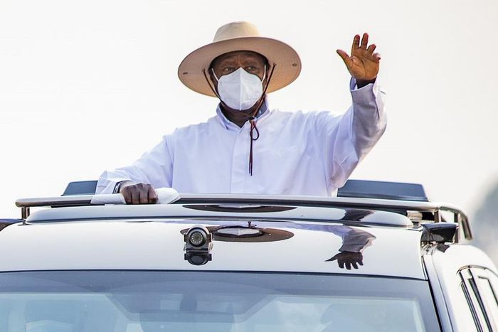 President Museveni's official car has been fitted with dome cameras for surveillance