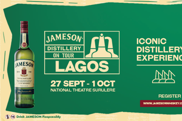 Jameson Whiskey returns to Lagos with Jameson Distillery on Tour