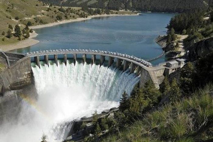 Whenever water is released from the Lagdo Dam in Cameron, if flows to many rivers in Nigeria. [Guardian]