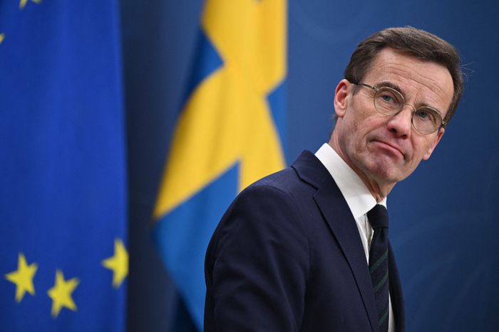 Sweden's Prime Minister Ulf Kristersson. [Getty Images]