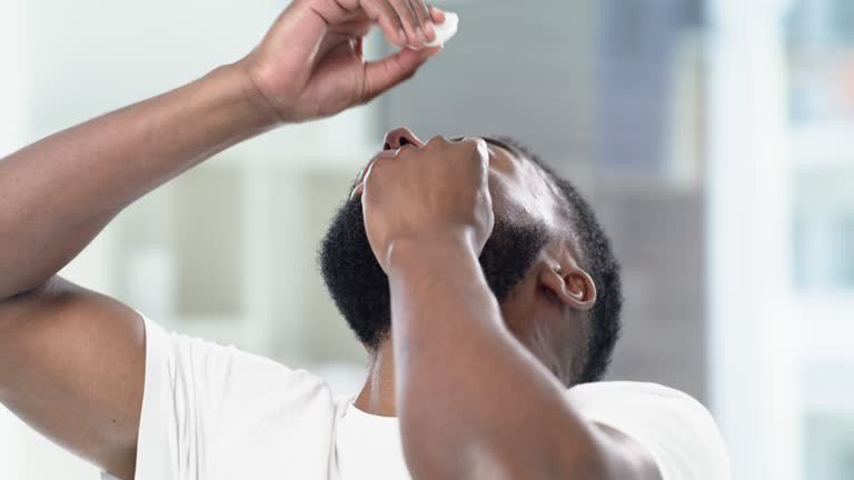 You can use lubricating eye drops to alleviate dryness [iStock]