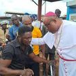 Bishop shares free fuel to okada riders in Enugu amid hardship