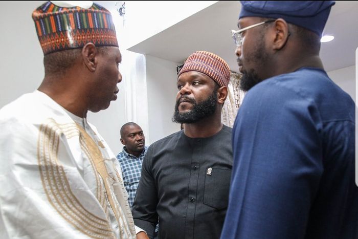 Tinubu's sons, Seyi, Yinka visit borno, mobilise 50 medics to support flood victims
