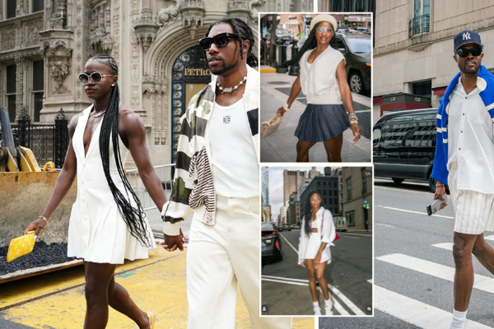 New York Fashion Week: Noah Lyles, Rai Benjamin, and Sha'Carri Richardson's besties show off exquisite styles