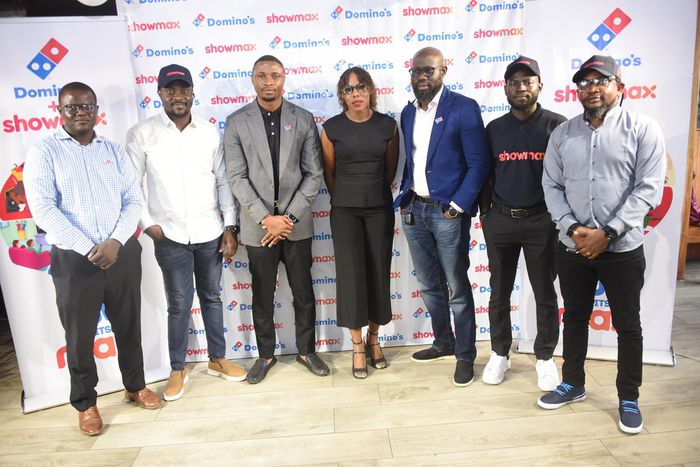 L-R: Marketing Manager, Domino's Pizza, Bayo Seidu; Senior Manager, Partnership, Showmax West Africa, Uchenna Michael; Managing Director, Eat N Go Africa, Ademilola Odunubi; Head of Marketing, Showmax, Arinola Shobande; Chief Marketing Officer, Eat N G...