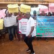 Electricity consumers protesting against the over six yrs power outage in Ukpor, the headquarters of Nnewi South LGA of Anambra on Friday [NAN]