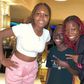 Tenge Tenge poses with comedians Emmanuela and Aunty Success