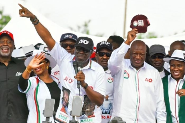 Supporters of Asue Ighodalo in FCT has set in motion free transportation for over 5000 registered voters based in the nation's capital. [X, formerly Twitter]