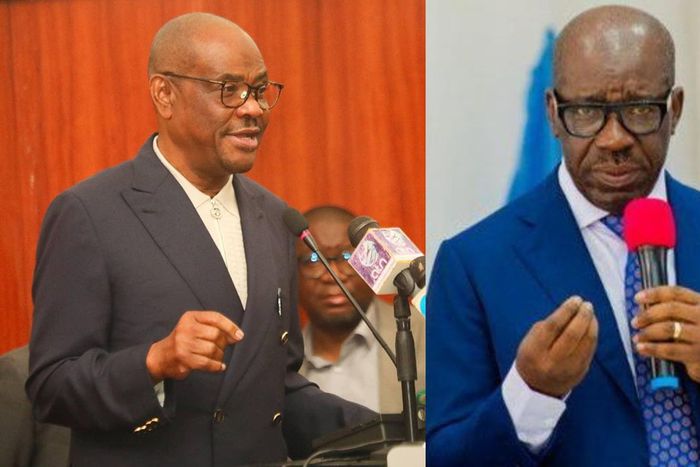 Edo INEC REC is my cousin, you can't intimidate him -Wike tells Obaseki's PDP