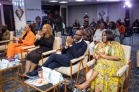 A cross section of the Panel engaging the participants at The Phoenix Den