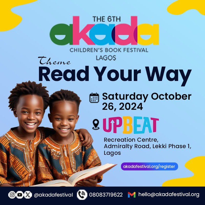 Mark Your Calendar: Akada Children's book festival is back for its 6th edition on October 26