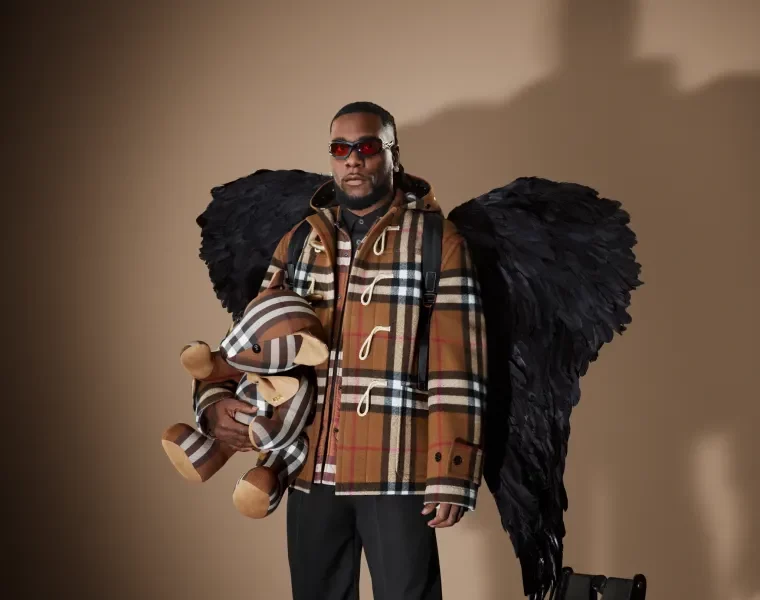 Burna Boy for Burberry [Instagram/burberry]