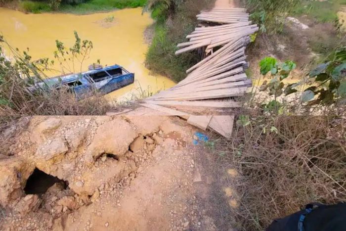 1 officer dies, 3 rescued as police patrol car chasing criminals drowns in river