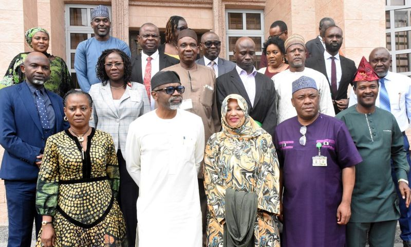 L-R  From left: Mrs Oyinade Nathan-Marsh Senior Special Assistant to the President, Administration and Operations (Office of the Chief of Staff); Hon. Femi Gbajabiamila, Chief of Staff to the President; Hafsat Abubakar Bakari, Director/CEO Nigerian Fin...