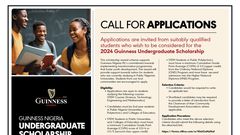 Call for Applications: Guinness Nigeria undergraduate scholarship scheme