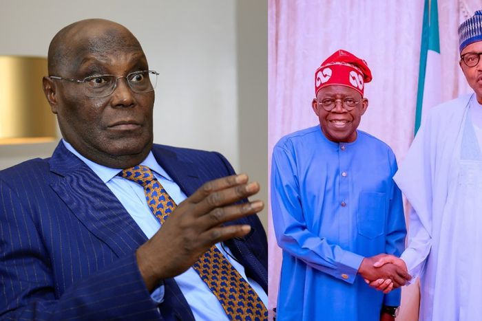 Atiku Abubakar, Bola Ahmed Tinubu, and Muhammadu Buhari. [Getty Images]