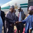 President Bola Tinubu welcomed by Governor Babagana Zulum of Borno State. [X, formerly Twitter]