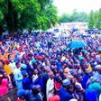 A crowd of youth organisations during a peaceful protest in support of government in Birnin Kebbi on Sunday [NAN]