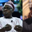 Olusegun Obasanjo and Aliko Dangote. [Getty Images]