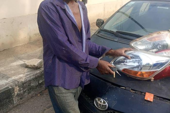 The suspect, Monday Julius [Punch]